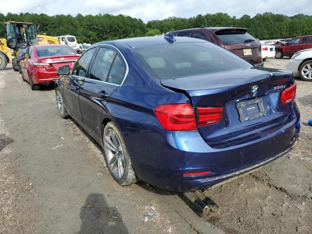 WBA8B9G53HNU48599 - 2017 BMW 330 I BLUE photo 3