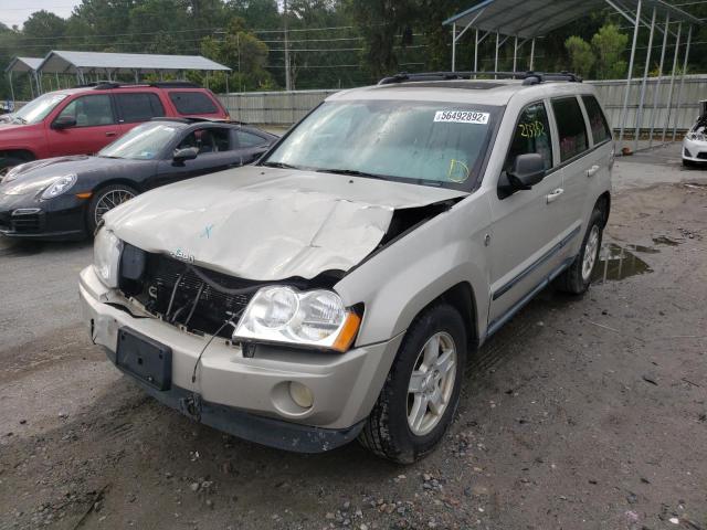 1J8HR48N57C578273 - 2007 JEEP GRAND CHER BEIGE photo 2