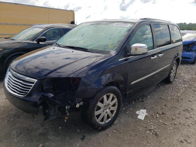 2A4RR8DG1BR713706 - 2011 CHRYSLER TOWN & COU BLUE photo 2