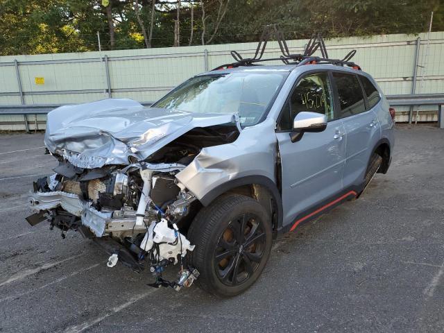 JF2SKAJC2KH510163 - 2019 SUBARU FORESTER S SILVER photo 2