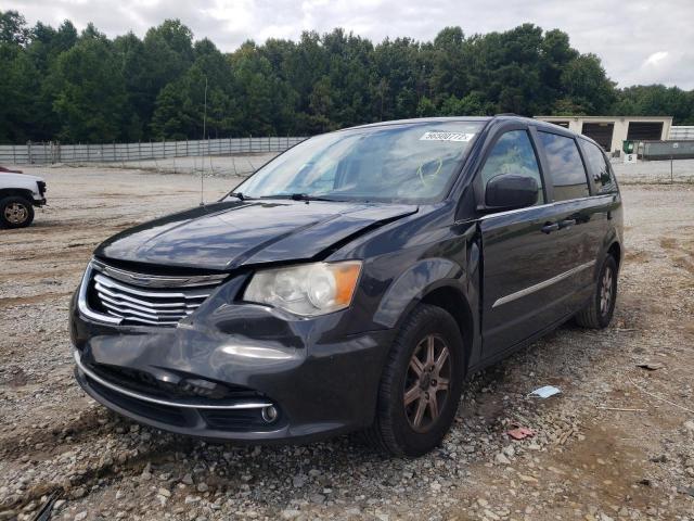 2C4RC1BG5CR251878 - 2012 CHRYSLER TOWN & COU BLUE photo 2