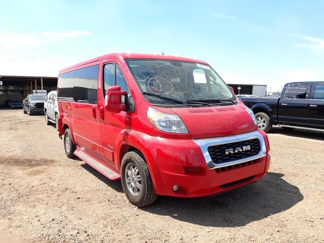 3C6TRVAGXKE517917 - 2019 RAM PROMASTER წითელი ფოტო 1