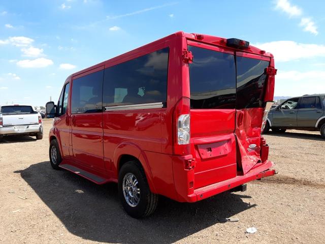 3C6TRVAGXKE517917 - 2019 RAM PROMASTER წითელი ფოტო 3