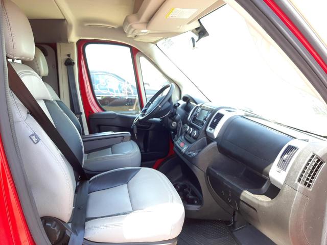 3C6TRVAGXKE517917 - 2019 RAM PROMASTER წითელი ფოტო 5