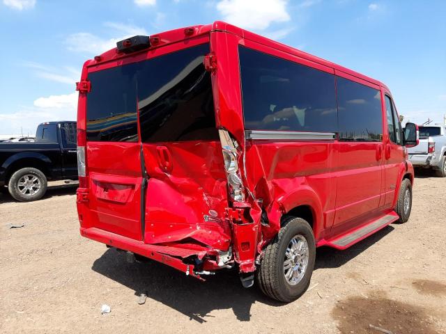 3C6TRVAGXKE517917 - 2019 RAM PROMASTER წითელი ფოტო 9