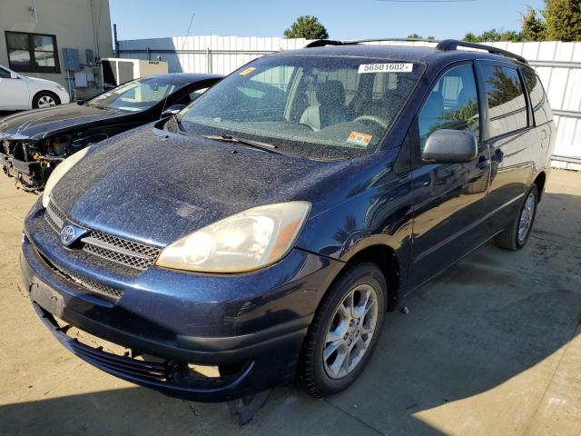 5TDBA23C84S012780 - 2004 TOYOTA SIENNA LE BLUE photo 2