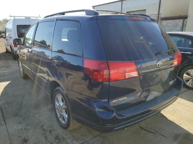 5TDBA23C84S012780 - 2004 TOYOTA SIENNA LE BLUE photo 3