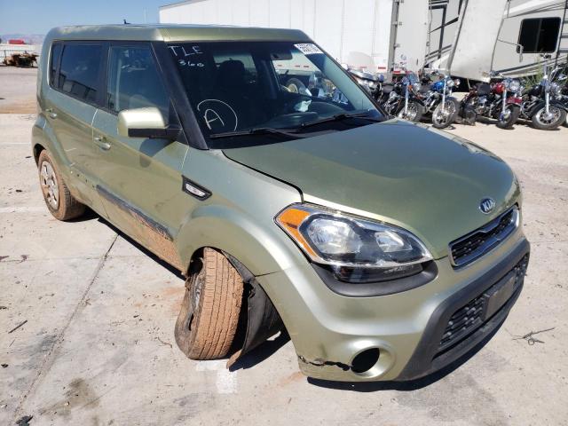 KNDJT2A54D7624608 - 2013 KIA SOUL GREEN photo 1