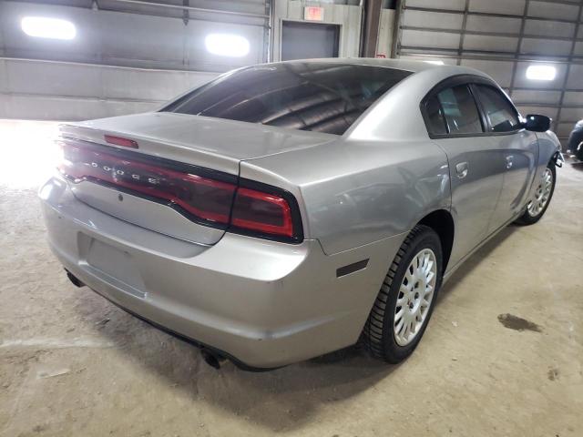 2C3CDXKT8EH364532 - 2014 DODGE CHARGER PO SILVER photo 4