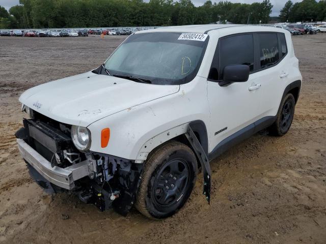 ZACCJAAT5GPD48311 - 2016 JEEP RENEGADE S WHITE photo 2