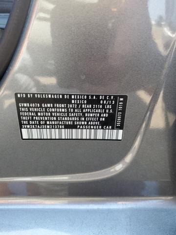 3VW2K7AJ3EM213786 - 2014 VOLKSWAGEN JETTA BASE  լուսանկար 10