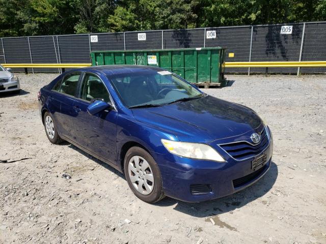 4T1BF3EK7BU647599 - 2011 TOYOTA CAMRY BASE BLUE photo 1