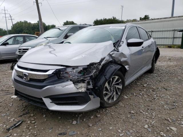 2HGFC2F77JH571534 - 2018 HONDA CIVIC EX SILVER photo 2