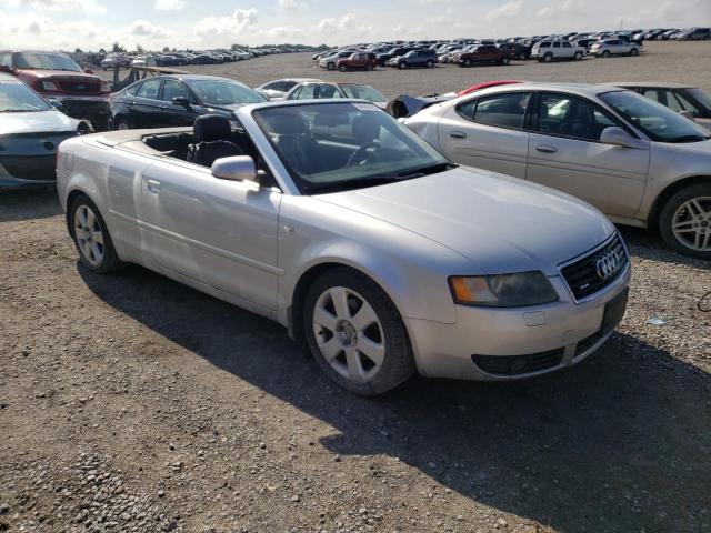 WAUDT48H05K011776 - 2005 AUDI A4 QUATTRO SILVER photo 1