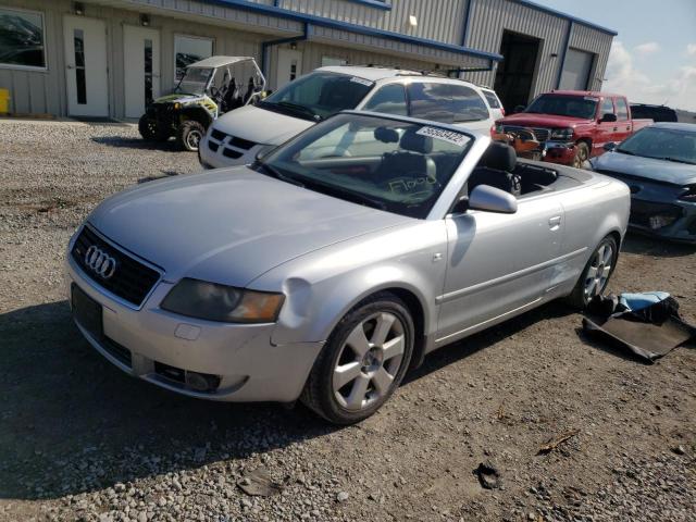 WAUDT48H05K011776 - 2005 AUDI A4 QUATTRO SILVER photo 2