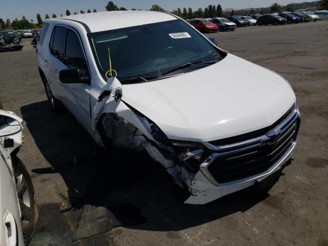 1GNERFKW7MJ143678 - 2021 CHEVROLET TRAVERSE L WHITE photo 1