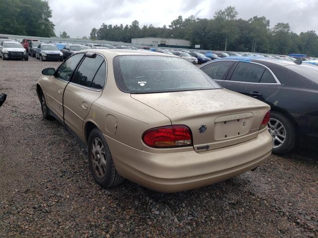 1G3WH52H32F100595 - 2002 OLDSMOBILE INTRIGUE G GOLD photo 3