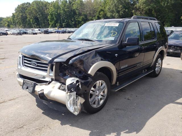 1FMEU74818UA28862 - 2008 FORD EXPLORER E BLUE photo 2