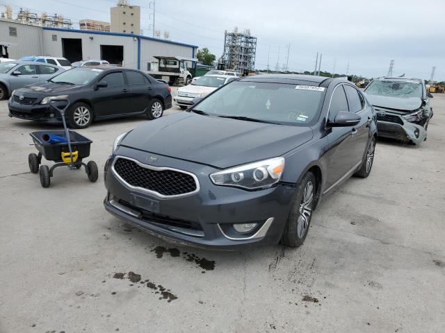 KNALN4D74E5148169 - 2014 KIA CADENZA PR GRAY photo 2