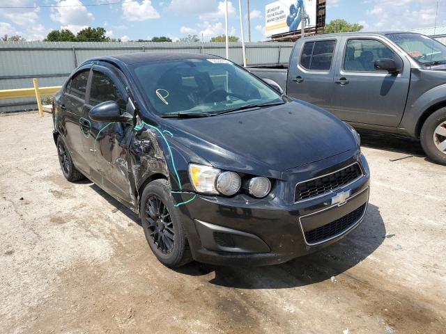 1G1JA5SHXE4171154 - 2014 CHEVROLET SONIC LS GRAY photo 1