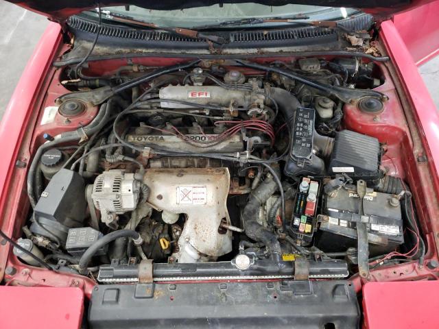 JT5ST87K5M0076983 - 1991 TOYOTA CELICA GT RED photo 7