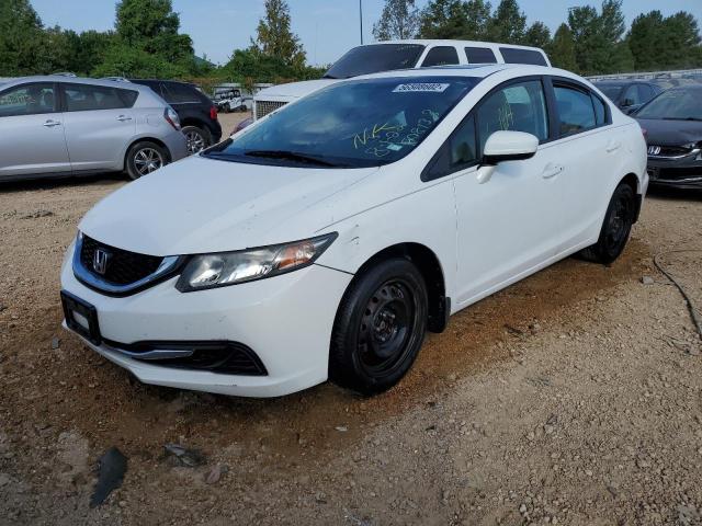 19XFB2F86EE009250 - 2014 HONDA CIVIC EX WHITE photo 2