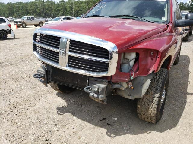 1D7KS28A37J608567 - 2007 DODGE RAM 2500 S Կարմիր լուսանկար 9