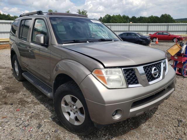 5N1AR18W37C615722 - 2007 NISSAN PATHFINDER TAN photo 1