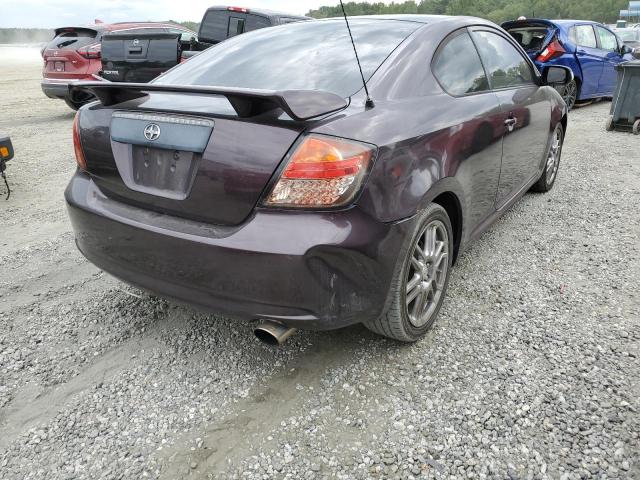 JTKDE167280267464 - 2008 TOYOTA SCION TC იასამნისფერი ფოტო 4