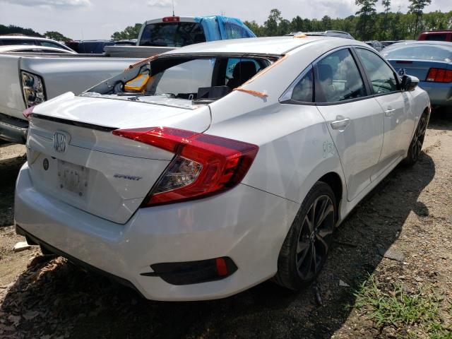 2HGFC2F88LH514769 - 2020 HONDA CIVIC SPOR WHITE photo 4