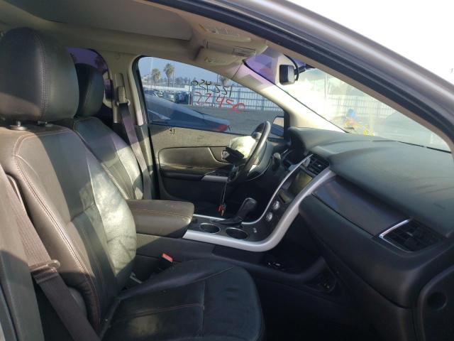 2FMDK3JC4DBE38106 - 2013 FORD EDGE SEL SILVER photo 5