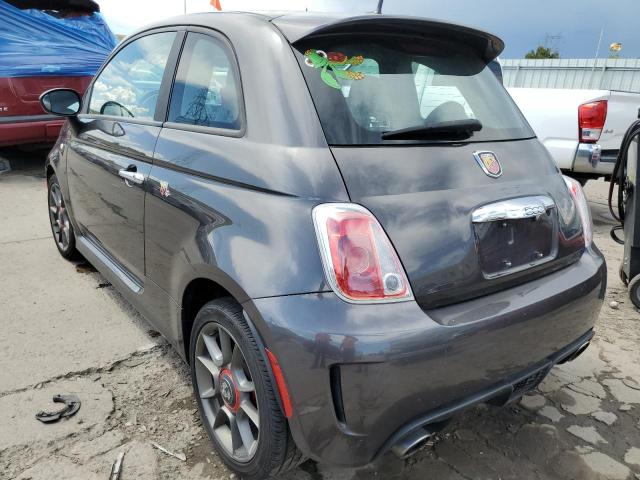 3C3CFFFH3FT750634 - 2015 FIAT 500 ABARTH CHARCOAL photo 3