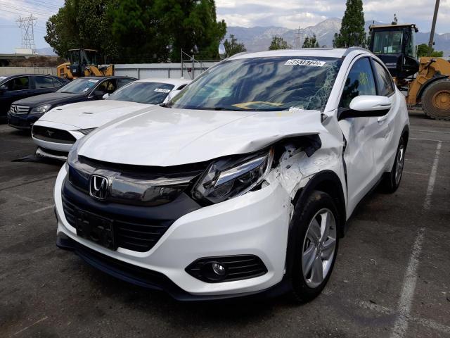 3CZRU5H78KM700661 - 2019 HONDA HR-V EXL WHITE photo 2