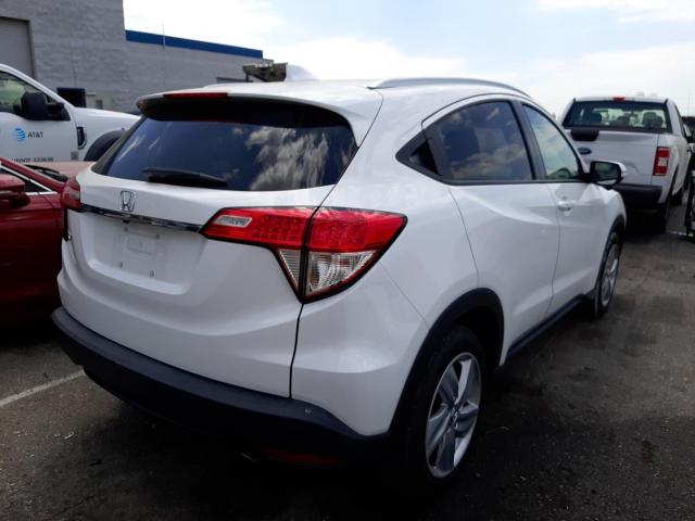 3CZRU5H78KM700661 - 2019 HONDA HR-V EXL WHITE photo 4