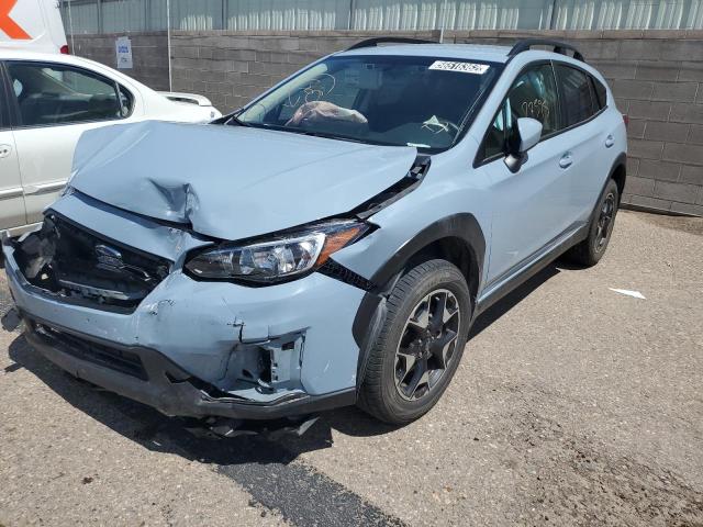 JF2GTAEC7KH217422 - 2019 SUBARU CROSSTREK BLUE photo 2