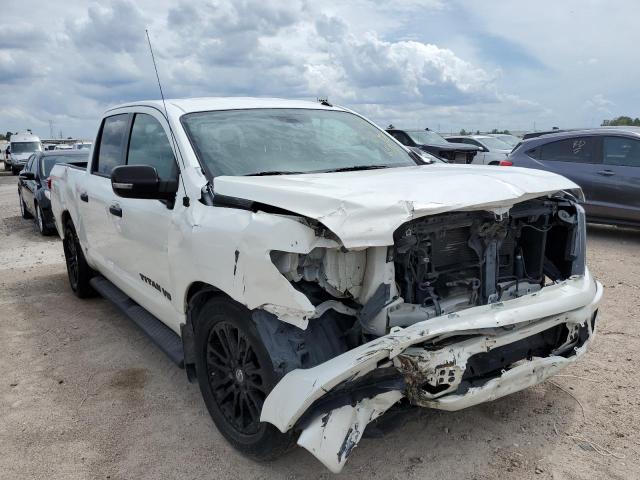 1N6AA1E61KN530775 - 2019 NISSAN TITAN PLAT WHITE photo 1