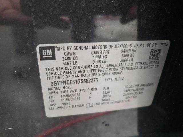 3GYFNCE31GS562275 - 2016 CADILLAC SRX PERFOR 黑色 照片 10