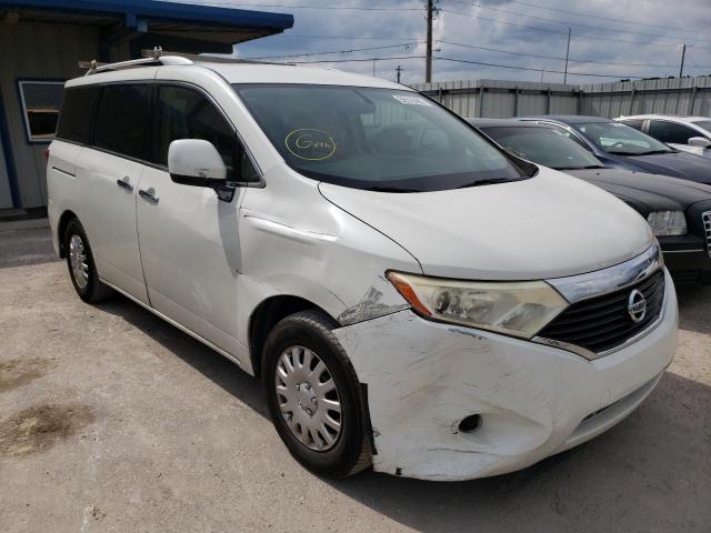 JN8AE2KP2C9040905 - 2012 NISSAN QUEST WHITE photo 1