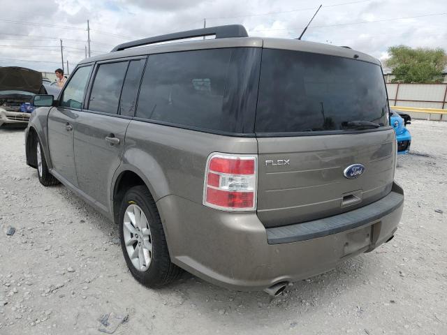 2FMGK5B89DBD32916 - 2013 FORD FLEX SE SILVER photo 3