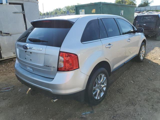 2FMDK3KC3CBA15952 - 2012 FORD EDGE LIMIT SILVER photo 4