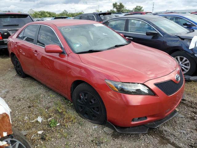 4T1BE46K07U016420 - 2007 TOYOTA CAMRY CE RED photo 1