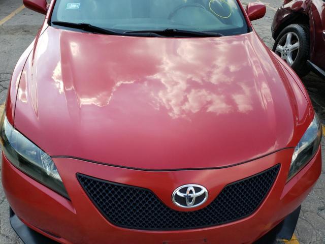 4T1BE46K07U016420 - 2007 TOYOTA CAMRY CE RED photo 7