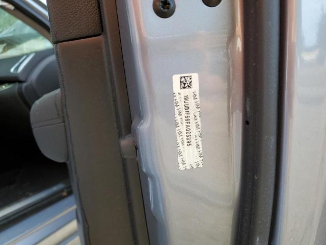 19UUB1F56FA025395 - 2015 ACURA TLX TECH SILVER photo 10