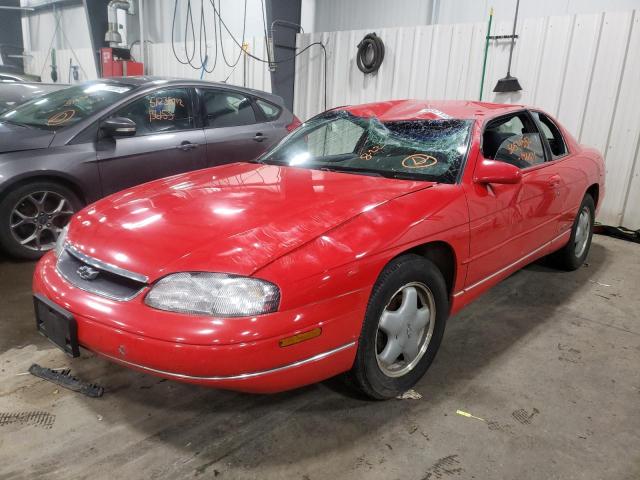 2G1WW12M9X9281822 - 1999 CHEVROLET MONTE CARL წითელი ფოტო 2