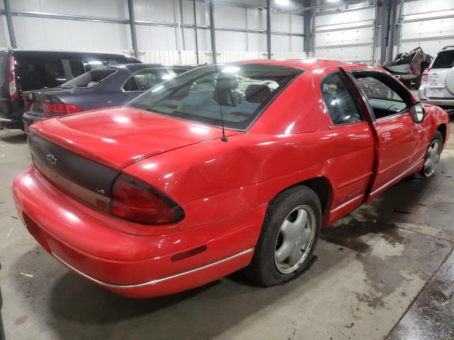 2G1WW12M9X9281822 - 1999 CHEVROLET MONTE CARL წითელი ფოტო 4