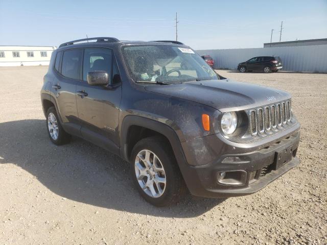 ZACCJBBB7JPJ41113 - 2018 JEEP RENEGADE L GRAY photo 1