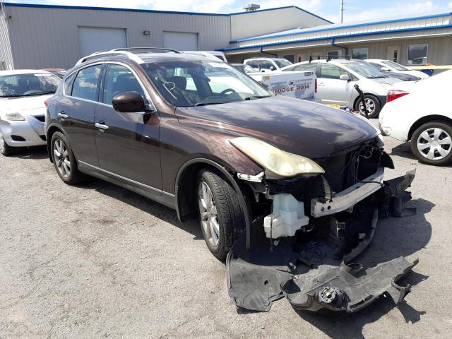 JNKAJ09F98M359424 - 2008 INFINITI EX35 BASE Բորդո լուսանկար 1