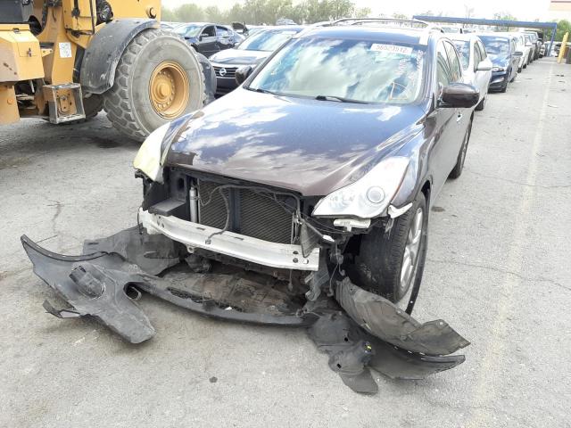 JNKAJ09F98M359424 - 2008 INFINITI EX35 BASE Բորդո լուսանկար 2
