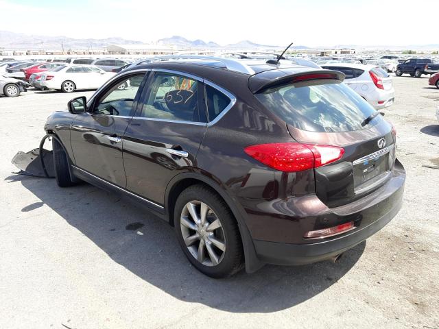 JNKAJ09F98M359424 - 2008 INFINITI EX35 BASE Բորդո լուսանկար 3