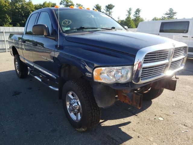 3D7KS28D05G721370 - 2005 DODGE RAM 2500 S BLUE photo 1